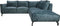 Hoekbank rechts Morgan - 261x248x88 - Adore 158 Niagara - Velours