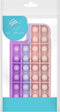 iMoshion Hoesje Geschikt voor iPhone SE (2022) / SE (2020) / 8 / 7 Hoesje Siliconen - iMoshion Pop It Fidget Toy - Pop It hoesje - roze