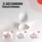 VAIVE Comfort Nekkussen - Reiskussen - Memory Foam - Zwart (4-delige set)