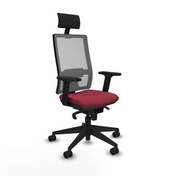 Bureaustoel met hoofdsteun Piqueras y Crespo 2D066N1 Kastanjebruin