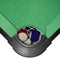 Cougar Hustle XL opklapbare Pooltafel Zwart/groen - 6ft. Pooltafel voor thuis - Poolbiljart tafel inclusief één set poolballen, triangel, 2 keuen, biljartkrijt en een borstel - 183x91x79cm