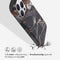 Selencia iPhone 15 Pro - Aurora Fashion Backcover - 100% gerecycled - Onyx Black Marble