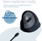 R-Go Tools HE Break - Ergonomische Muis - Draadloos - Verticaal - 2400 DPI - Linkshandig - Zwart