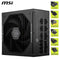 MSI 306-7ZP1B21-CE0 - Voedingsbron - 1000 W 80 Plus Gold ATX - Zwart