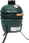 vidaXL Kamado barbecue 2-in-1 56 cm keramiek rood