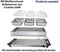 Excellent Electrics - Buffetwarmer 2 in 1 RVS - 300W - 3x2 liter (3 stuks)