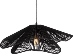 Leitmotiv Sombrera - Hanglamp - In hoogte verstelbaar - Zwart