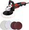 Haakse Polijstmachine 1200W 180mm - Elektrisch - Toerentalregelaar - Inclusief accessoires