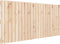 vidaXL - Wandhoofdbord - 140x3x60 - cm - massief - grenenhout