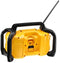 DeWalt DCR029-QW - DAB+ Radio - Bluetooth - Geel/Zwart