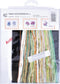 Thea Gouverneur - Borduurpakket met telpatroon - 446.05 - Voorgesorteerde DMC Garens - Sneeuwklokjes - Zwart Aida - 33 cm x 22 cm - DIY Kit