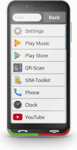 Emporia Super Easy - Senioren Mobiele Telefoon met Noodoproepfunctie - Zwart