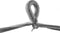 Hangstoel - grijs - Nu met 2 gratis kussens! - Geschikt voor binnen & buiten - Hang stoel - hangmat - 130 x 100 x 90 cm - Max 150KG