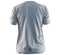 Craft Ride - Wielrenshirt - Goede vochtafdrijvende eigenschappen - Grijs - Maat L