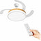 Plafondventilator met ledverlichting en 4 inklapbare bladen Blalefan InnovaGoods Hout 72 W Ø49,5-104 cm