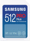 Samsung Pro Plus - SD Geheugenkaart 512GB - UHS-I 180MB/s Lezen 130MB/s Schrijven