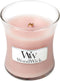 WoodWick Geurkaars Mini Coastal Sunset - 8 cm / ø 7 cm - Geurkaars in Glas - Houten Lont