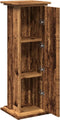 vidaXL - Sokkel - met - opbergruimte - 31x30x90 - cm - bewerkt - hout - oud - houtkleur