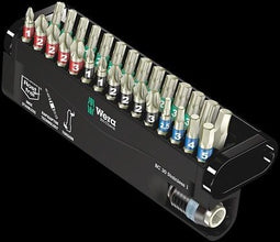 Wera Bit-Check 30 - Bitset met 29 RVS bits en Rapidaptor-snelwisselhouder (1 stuk)