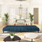 vidaXL - Slaapbank - 2-zits - fluweel - blauw