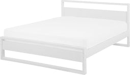 GIULIA - Tweepersoonsbed - Wit - 140 x 200 cm - Dennenhout