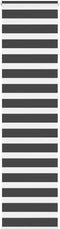 vidaXL - Zebra - rolgordijn - 55x230 - cm - stofbreedte - 50,9 - cm - zwart