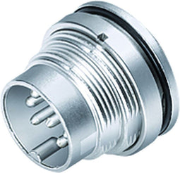 M16 Male Panel Mount Connector - 7 Contacts - IP67 - Soldering - UL Certified