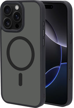 Mobiparts iPhone 16 Pro Max - Hardcover - MagSafe Compatible - Satin Black