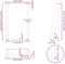 vidaXL - Eettafelpoten - 2 - st - U-vormig - 60x(72-73) - cm - staal - antraciet