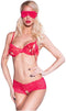 Ondergoed Set Chilirose Rood S