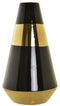 Vaas DKD Home Decor Porselein Gouden Tweekleurig Modern (19 x 19 x 35 cm)