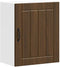 vidaXL - Keukenwandkast - Lucca - bewerkt - hout - bruin - eikenkleur