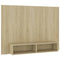 Tv-wandmeubel 120x23,5x90 cm bewerkt hout sonoma eikenkleurig