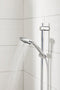 GROHE QuickFix Vitalio Joy Massage Doucheset - Handdouche ø 11 cm - Glijstang 60 cm - Doucheslang 175 cm - Chroom