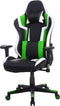 Gamestoel Tornado bureaustoel - ergonomisch verstelbaar - racing gaming stoel - zwart groen
