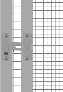 LuxeLivin' - Vogelkooi 111x107x211,5 cm gegalvaniseerd staal grijs