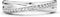 TI SENTO Dames Ring - 925 zilver - Zirconia wit - Maat 18.50 mm / maat 58 - 1953ZI