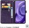 iMoshion Hoesje Geschikt voor Motorola Edge 30 Neo Hoesje Met Pasjeshouder - iMoshion Mandala Bookcase - Paars