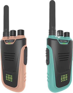 Kidywolf Kidytalk Walkie Talkie - Set van 2 - Robuust ontwerp - Multi