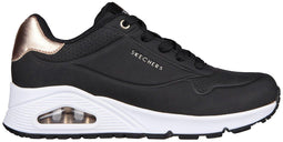 Skechers Uno - Golden Air - Dames Sneakers - Zwart - Maat 39