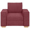 Sofa Stoel Wijnrood 60 cm Stof