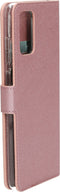 Mobiparts Galaxy S20 4G/5G - Wallet Case - Saffiano motief - Roze
