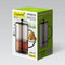 Theepot Feel Maestro MR-1861-600 Zwart Doorschijnend Roestvrij staal Borosilicaatglas 600 ml