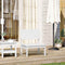 vidaXL - Tuinstoel - 60x52,5x72 - cm - massief - grenenhout - wit