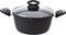 Excellent Houseware - Braadpan 24 cm - Gesmeed aluminium - Soft touch handvat - Inclusief glazen deksel