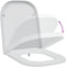 vidaXL - Snelle - Afneembare - Toiletbril - met - Zachte - Sluiting - Duroplast - Wit