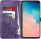 Hoesje Met Pasjeshouder Geschikt voor Samsung Galaxy S10 - Mandala Bookcase - Paars