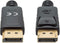 Manhattan 355568 - DisplayPort-kabel - 8K@60Hz 1.00 m - Zwart