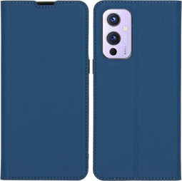 iMoshion Hoesje Geschikt voor OnePlus 9 Hoesje Met Pasjeshouder - iMoshion Slim Folio Bookcase - Donkerblauw
