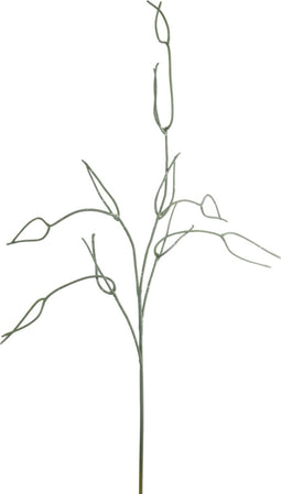 J-Line Rhipsalis Tak - kusntstof - groen - 12 stuks